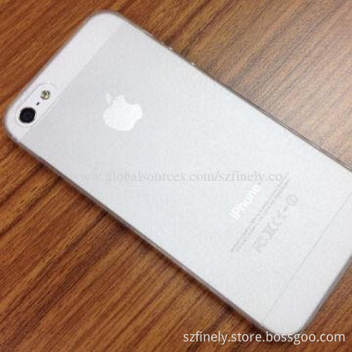Simple PC Cases for iPhone 5/5S with 0.5mm Thickness, Various Colors Available